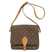 Pre-owned Canvas louis-vuitton-bags Louis Vuitton Vintage , Brown , Da...