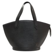 Pre-owned Leather louis-vuitton-bags Louis Vuitton Vintage , Black , D...