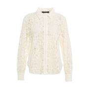 Witte shirts voor vrouwen Aw24 Kaos , Beige , Dames