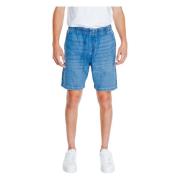 Katoenen Jogger Shorts Lente/Zomer Collectie Jack & Jones , Blue , Her...