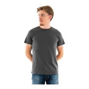 Geborduurd logo aansluitend T-shirt Tommy Jeans , Black , Heren