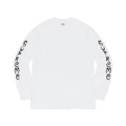 Exclusieve Clayton Patterson Longsleeve Tee Supreme , White , Heren