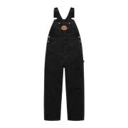 Zwarte Corduroy Overalls Beperkte Oplage Supreme , Black , Heren