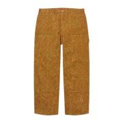 Beperkte oplage Jacquard Denim Schildersbroek Bruin Supreme , Brown , ...