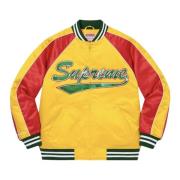 Beperkte oplage Sequin Logo Varsity Jacket Supreme , Yellow , Heren