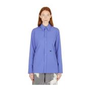 Klassieke Button Down Overhemd Eytys , Blue , Dames