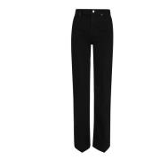 Soho Night Flared Jeans 7 For All Mankind , Black , Dames