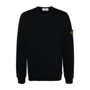 Blauwe Crew Neck Sweater Stone Island , Blue , Heren