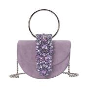 Maan Flap Clutch Tas Alma EN Pena , Purple , Dames