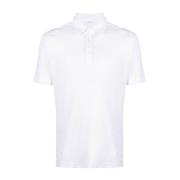 Logo Polo Shirt Wit Malo , White , Heren