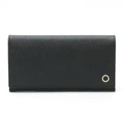 Pre-owned Leather wallets Bvlgari Vintage , Black , Dames