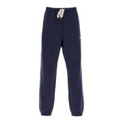 Vintage Gewassen Fleece Joggers Autry , Blue , Heren