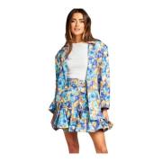 Versierde Revers Lange Mouw Blazer Alma EN Pena , Multicolor , Dames