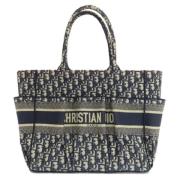 Pre-owned Canvas totes Dior Vintage , Blue , Dames