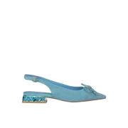 Platte schoen met strass hiel Alma EN Pena , Blue , Dames