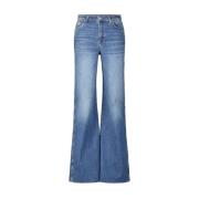 Hoge Taille Flare Jeans 7 For All Mankind , Blue , Dames