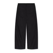 Oversized Broek Balenciaga , Black , Dames