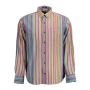 Elegante lichtblauwe knoop-down shirt Gant , Multicolor , Heren