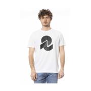 Logo Print Ronde Hals T-Shirt Invicta , White , Heren