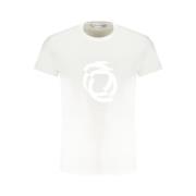 Print Logo Ronde Hals T-Shirt Trussardi , White , Dames