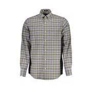 Klassieke Groene Button-Down Overhemd Gant , Green , Heren