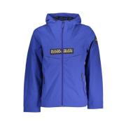 Stijlvolle Waterdichte Hooded Sportjas Napapijri , Blue , Heren