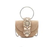 Maan Flap Clutch Tas Alma EN Pena , Beige , Dames