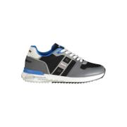 Grijze Polyester Sneaker met Contrastdetails Blauer , Multicolor , Her...