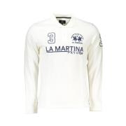 Elegante witte polo met lange mouwen La Martina , White , Heren