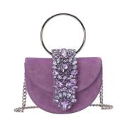 Maan Flap Clutch Tas Alma EN Pena , Purple , Dames