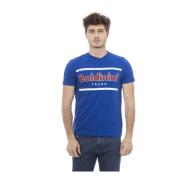 Trend T-shirt met Logo Patroon Baldinini , Blue , Heren