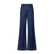 Wide Leg High-Waist Jeans 7 For All Mankind , Blue , Dames