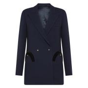 Blauwe Jassen voor Stijlvolle Look Blazé Milano , Blue , Dames