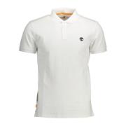 Wit Slim Fit Polo Shirt Timberland , White , Heren