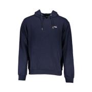 Blauw Hoodie van Katoenmix Fila , Blue , Heren