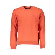 Stijlvol Roze Fleece Sweatshirt Napapijri , Orange , Heren