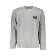 Grijs geborduurd sweatshirt Cavalli Class , Gray , Heren