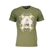 Bedrukt Logo T-shirt Korte Mouw Ronde Hals Cavalli Class , Green , Her...