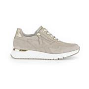 Multicolor Suède Sneakers Gabor , Beige , Dames