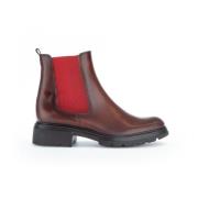 Moderne Chelsea Boots van glad leer Gabor , Brown , Dames