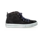 Blauwe Hoge Nubuck Sneakers Gabor , Blue , Dames