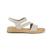 Moderne Comfort Sandalen met Multiriemen Gabor , Beige , Dames