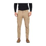 Extra Slim Fit Cargo Broek Mason's , Beige , Heren