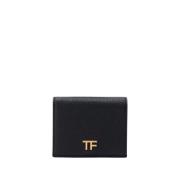 Zwarte Leren Portemonnee Tara Tom Ford , Black , Dames