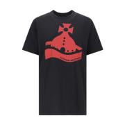 Zwarte T-shirts en Polos Vivienne Westwood , Black , Dames