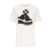 Witte T-shirts en Polos Vivienne Westwood , White , Dames