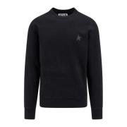 Zwarte Crew-neck Sweatshirt Aw24 Golden Goose , Black , Heren