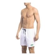 Heren Zwemkleding Collectie Lente/Zomer Bikkembergs , White , Heren