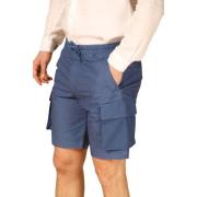 Cargo Bermuda Zomer 2024 Militaire Stijl Mason's , Blue , Heren