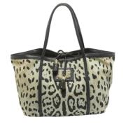 Pre-owned Leather totes Dolce & Gabbana Pre-owned , Black , Dames